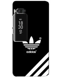 Чехол для Meizu Pro 7 Plus с картинкой «Adidas с диагональными полосами»