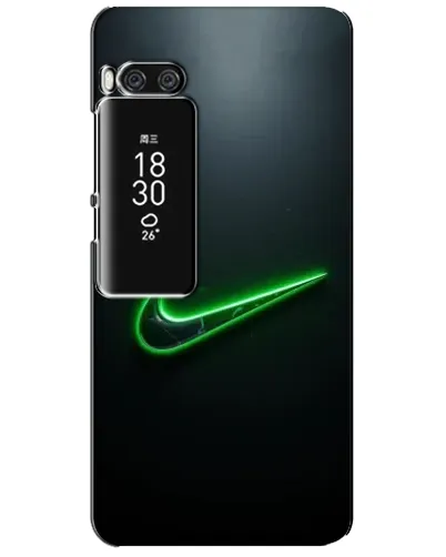 Чехол для Meizu Pro 7 Plus с картинкой «Неоновый контур Nike»