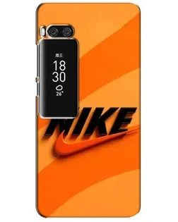 Чехол для Meizu Pro 7 Plus с картинкой «Оранжевый драйв Nike»