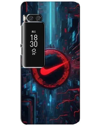 Чехол для Meizu Pro 7 Plus с картинкой «Техногенный стиль Nike»