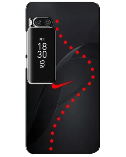 Чехол для Meizu Pro 7 Plus с картинкой «Абстрактный дизайн Nike»