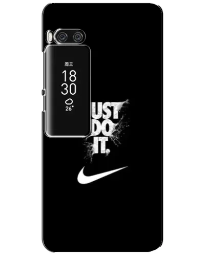 Чехол для Meizu Pro 7 Plus с картинкой «Текстовый принт Nike»