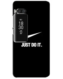 Чехол для Meizu Pro 7 Plus с картинкой «Классический принт Nike»