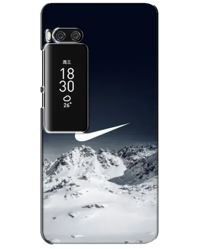 Чехол для Meizu Pro 7 Plus с картинкой «Nike — зимние горы»