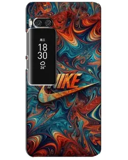 Чехол для Meizu Pro 7 Plus с картинкой «Nike в абстракции»