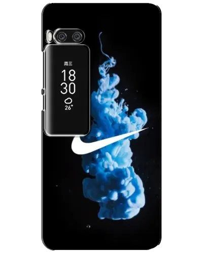Чехол для Meizu Pro 7 Plus с картинкой «Nike и синий дым»