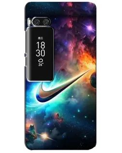 Чехол для Meizu Pro 7 Plus с картинкой «Космический Nike Swoosh»