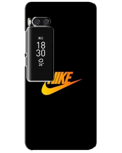 Чехол для Meizu Pro 7 Plus с картинкой «Золотой логотип Nike»