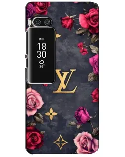 Чехол для Meizu Pro 7 Plus с картинкой «Цветочный Louis Vuitton»
