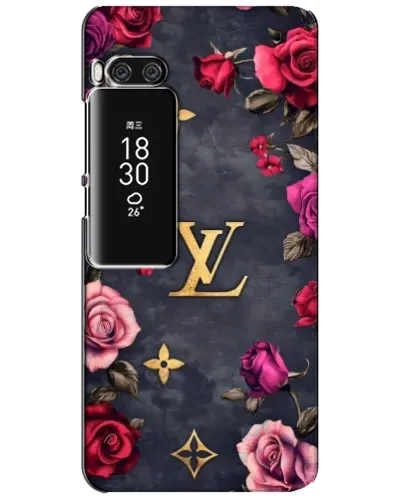 Чехол для Meizu Pro 7 Plus с картинкой «Цветочный Louis Vuitton»