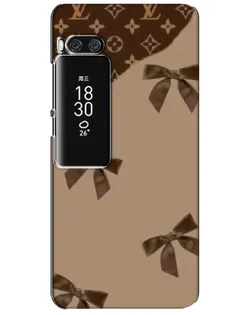 Чехол для Meizu Pro 7 Plus с картинкой «LV — кофейный атлас»