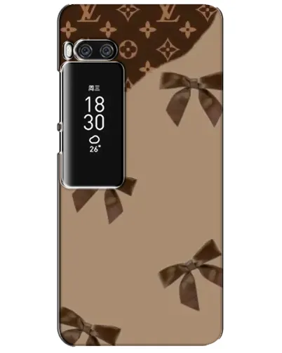 Чехол для Meizu Pro 7 Plus с картинкой «LV — кофейный атлас»