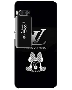 Чехол для Meizu Pro 7 Plus с картинкой «LV и Минни Маус»