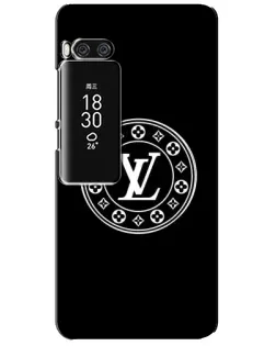 Чехол для Meizu Pro 7 Plus с картинкой «LV — печать стиля»