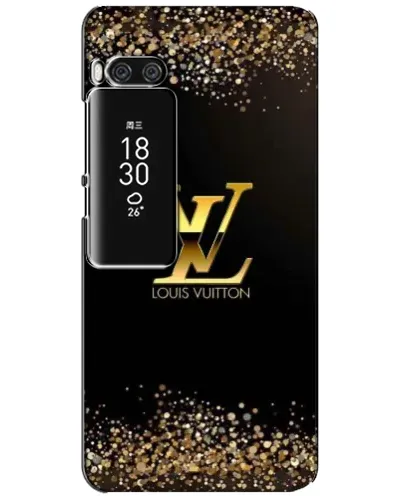 Чехол для Meizu Pro 7 Plus с картинкой «LV — золотые искры»