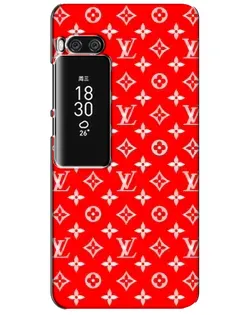 Чехол для Meizu Pro 7 Plus с картинкой «Яркий паттерн LV»