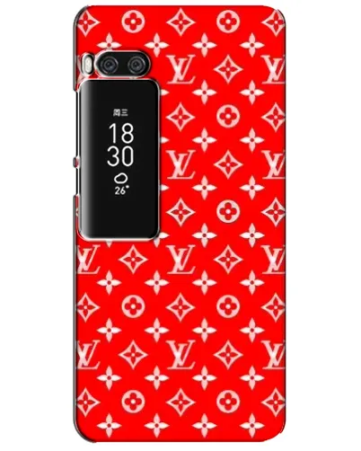 Чехол для Meizu Pro 7 Plus с картинкой «Яркий паттерн LV»