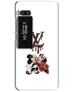 Чехол для Meizu Pro 7 Plus с картинкой «LV и Микки Маус»