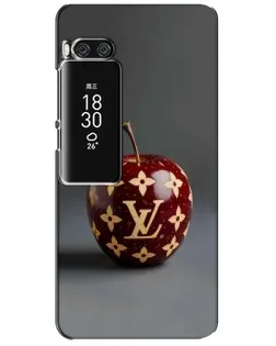 Чехол для Meizu Pro 7 Plus с картинкой «Красное яблоко LV»
