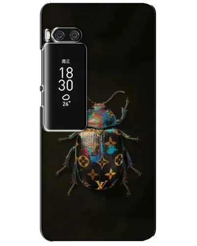 Чехол для Meizu Pro 7 Plus с картинкой «LV — мраморный принт»