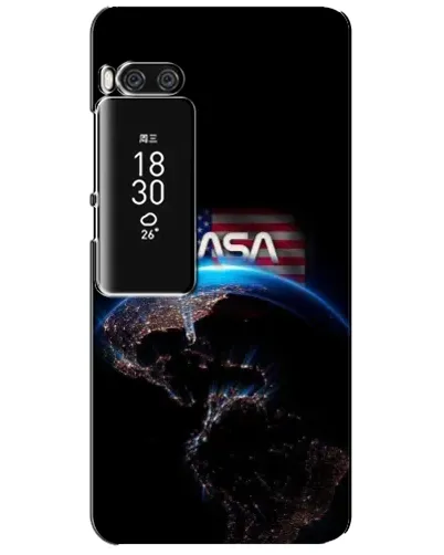 Чехол для Meizu Pro 7 Plus с картинкой «Земля из космоса NASA»