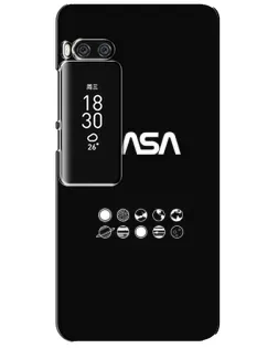 Чехол для Meizu Pro 7 Plus с картинкой «NASA — технический принт»