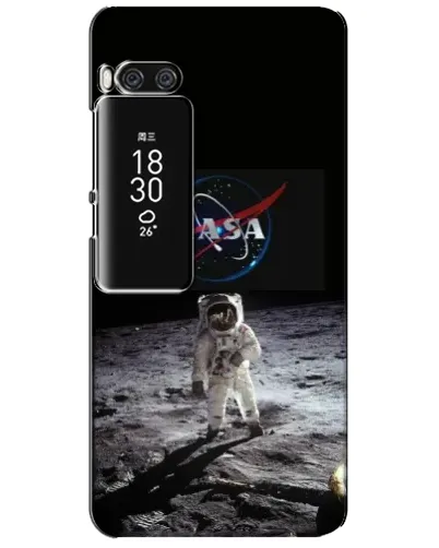 Чехол для Meizu Pro 7 Plus с картинкой «Астронавт на Луне»