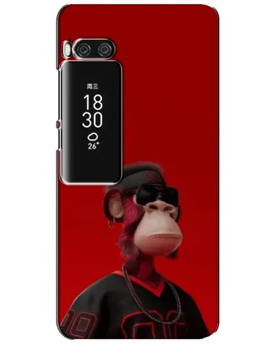 Чехол для Meizu Pro 7 Plus с картинкой «Bored Ape в красном» Чехол для Meizu Pro 7 Plus с картинкой «Bored Ape в красном»