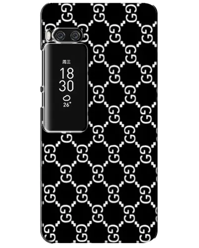Чехол для Meizu Pro 7 Plus с картинкой «Gucci — сетчатый паттерн»