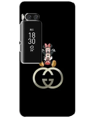 Чехол для Meizu Pro 7 Plus с картинкой «Минни Маус на лого»