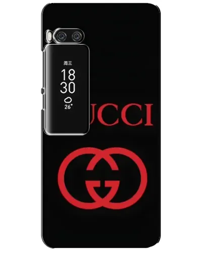 Чехол для Meizu Pro 7 Plus с картинкой «Gucci — красный логотип»