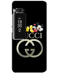 Чехол для Meizu Pro 7 Plus с картинкой «Gucci — герои Disney»