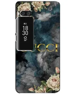 Чехол для Meizu Pro 7 Plus с картинкой «Абстрактные цветы Gucci»