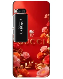 Чехол для Meizu Pro 7 Plus с картинкой «Gucci — золотой сад»
