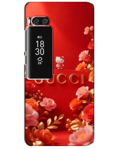 Чехол для Meizu Pro 7 Plus с картинкой «Gucci — золотой сад»