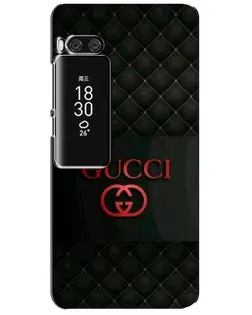 Чехол для Meizu Pro 7 Plus с картинкой «Gucci — стеганый черный»