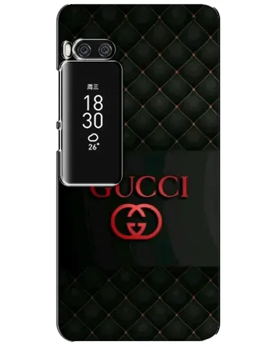 Чехол для Meizu Pro 7 Plus с картинкой «Gucci — стеганый черный»