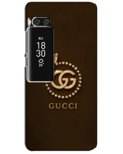 Чехол для Meizu Pro 7 Plus с картинкой «Gucci — золотая бабочка»