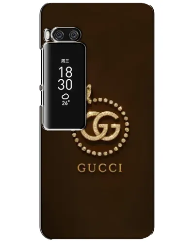 Чехол для Meizu Pro 7 Plus с картинкой «Gucci — золотая бабочка»