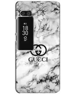 Чехол для Meizu Pro 7 Plus с картинкой «Gucci — мраморный шик»