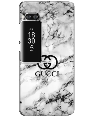 Чехол для Meizu Pro 7 Plus с картинкой «Gucci — мраморный шик»