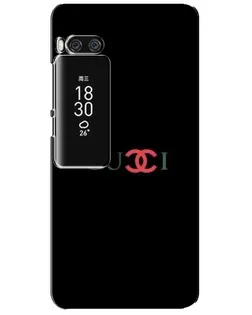 Чехол для Meizu Pro 7 Plus с картинкой «Gucci — красный градиент»