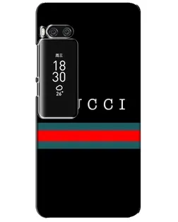 Чехол для Meizu Pro 7 Plus с картинкой «Gucci — красный пояс»