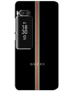 Чехол для Meizu Pro 7 Plus с картинкой «Gucci — строгая линия»