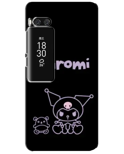 Чехол для Meizu Pro 7 Plus с картинкой «Kuromi — черный минимализм» Чехол для Meizu Pro 7 Plus с картинкой «Kuromi — черный минимализм»