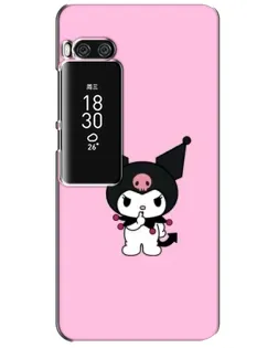 Чехол для Meizu Pro 7 Plus с картинкой «Kuromi — розовая нежность»