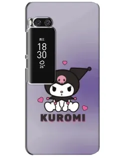 Чехол для Meizu Pro 7 Plus с картинкой «Kuromi — фиолетовый арт»