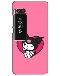 Чехол для Meizu Pro 7 Plus с картинкой «Kuromi — любовь в сердце»