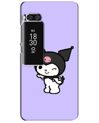 Чехол для Meizu Pro 7 Plus с картинкой «Классическая Kuromi» Чехол для Meizu Pro 7 Plus с картинкой «Классическая Kuromi»