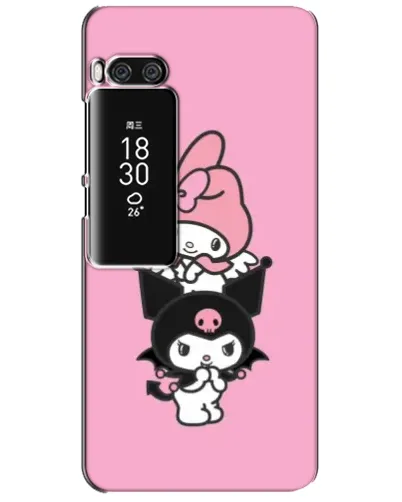 Чехол для Meizu Pro 7 Plus с картинкой «My Melody и Kuromi» Чехол для Meizu Pro 7 Plus с картинкой «My Melody и Kuromi»